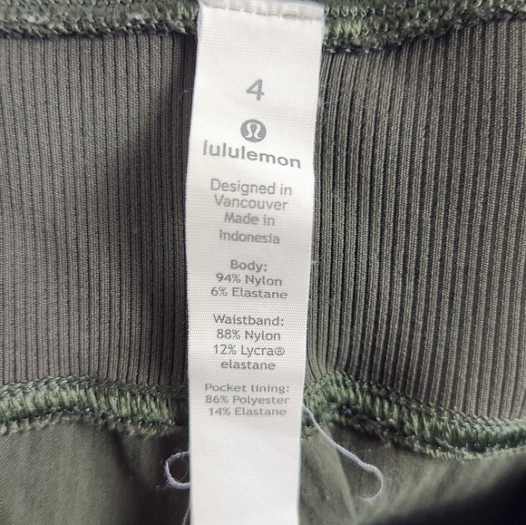 Lululemon Dance Studio Casual Athletic Joggers Dark Olive (First Release) Size 4 - Picture 10 of 10